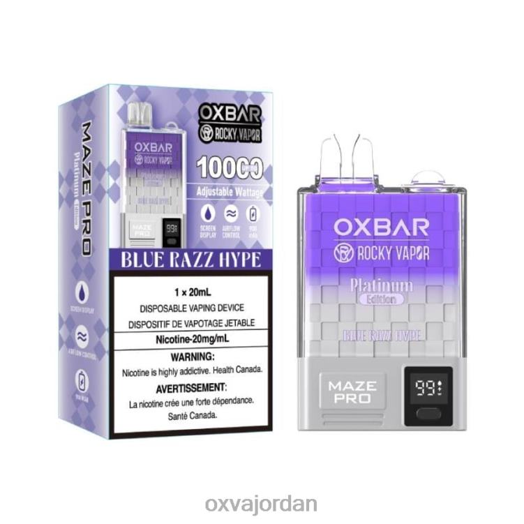OXVA Vape سعر - الضجيج الأزرق 6XVFT16 OXVA OXBAR MAZE PRO 10000