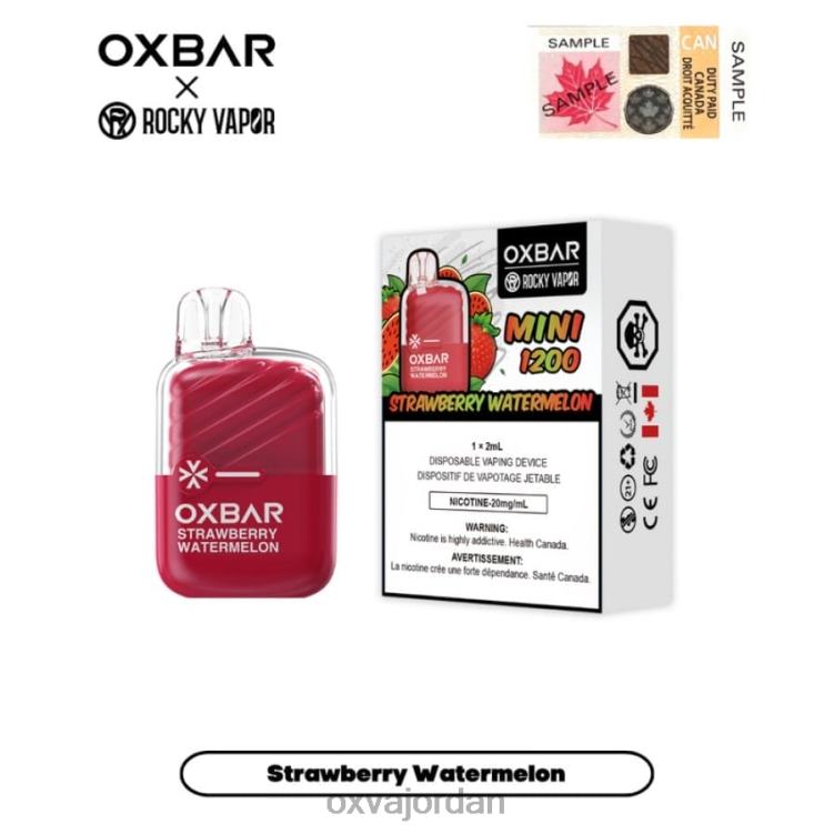 OXVA Vape Flavors - الفراولة والبطيخ 6XVFT18 OXVA OXBAR MINI 1200