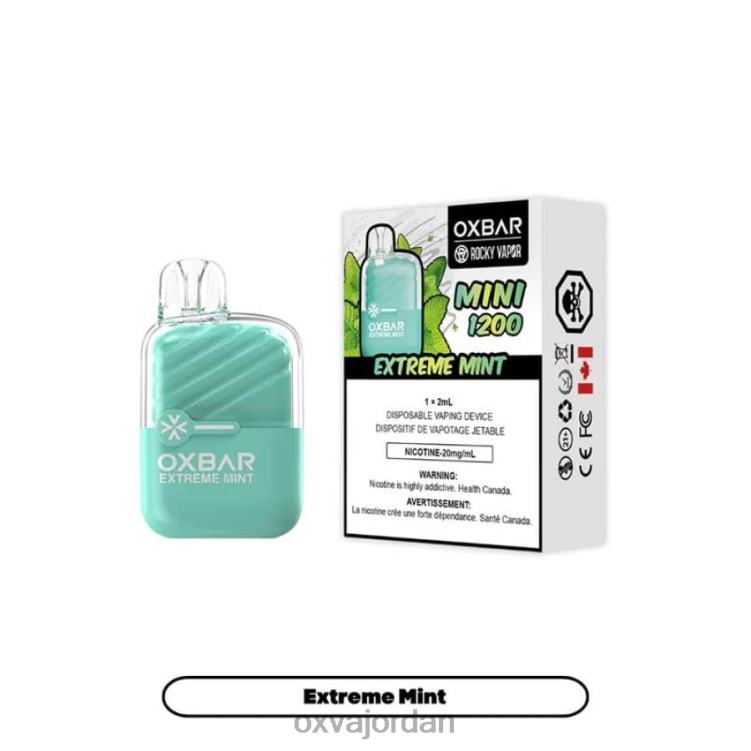 OXVA Vape Flavors - النعناع المدقع 6XVFT8 OXVA OXBAR MINI 1200
