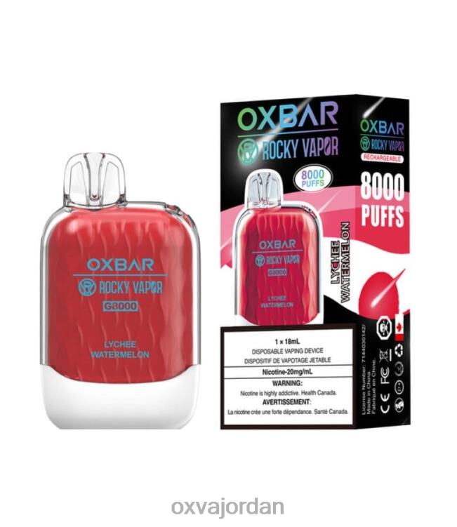 OXVA E Cig - بطيخ ليتشي 6XVFT60 OXVA OXBAR G8000