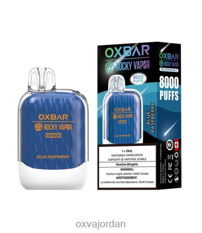 OXVA Vape سعر - توت ازرق 6XVFT36 OXVA OXBAR G8000