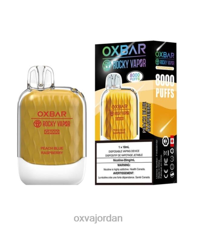 OXVA Vape Price - الخوخ والتوت الأزرق 6XVFT37 OXVA OXBAR G8000