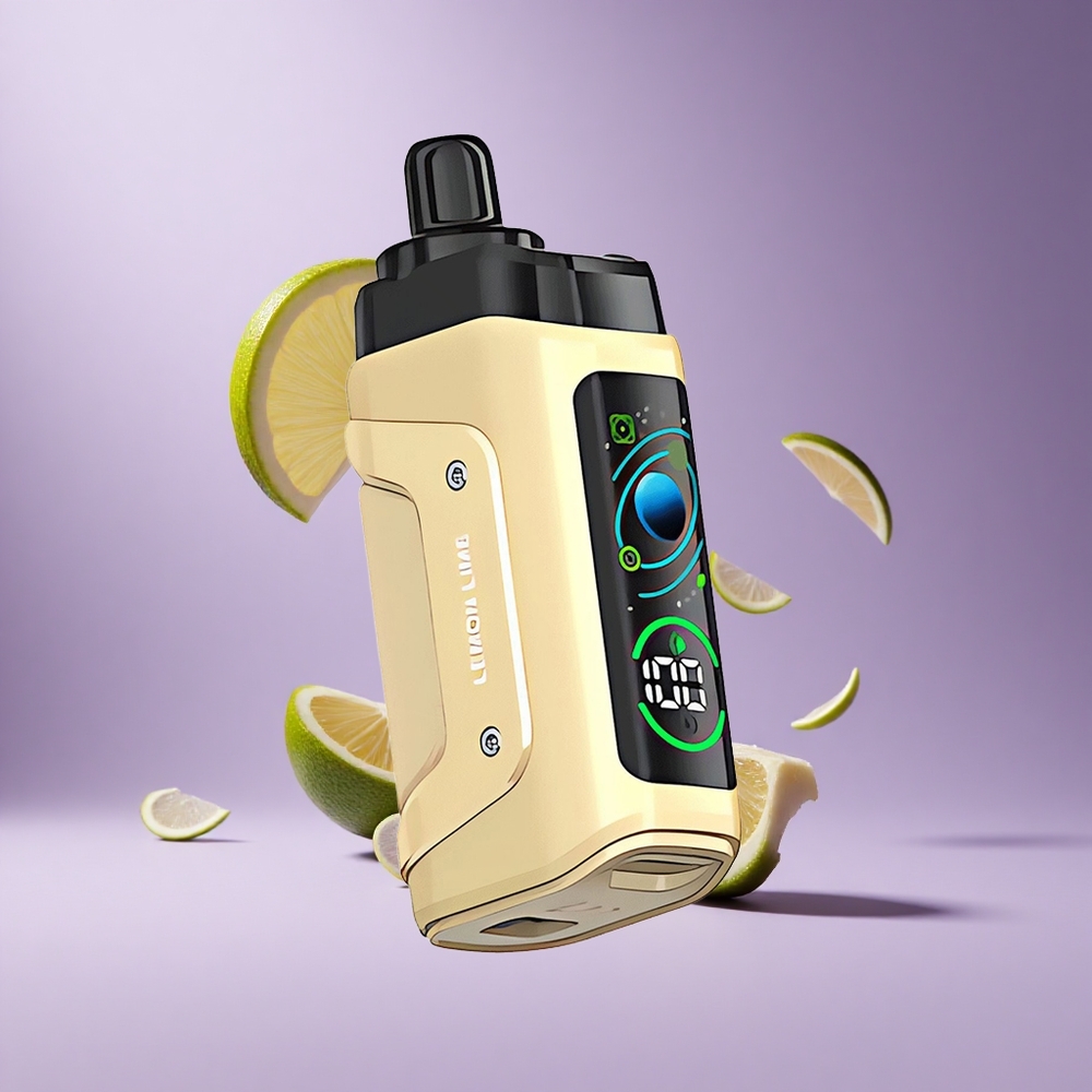 Razz Bar 45000 نفخة بخاخ يمكن التخلص منه ليمون ليمون وراز مع 1.0 أوم ملف شبكي و 20 ملغ/مل نيكوتين