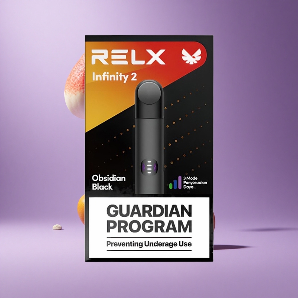 Relx Infinity 2 جهاز فيب 1.9 مل أسود كوني