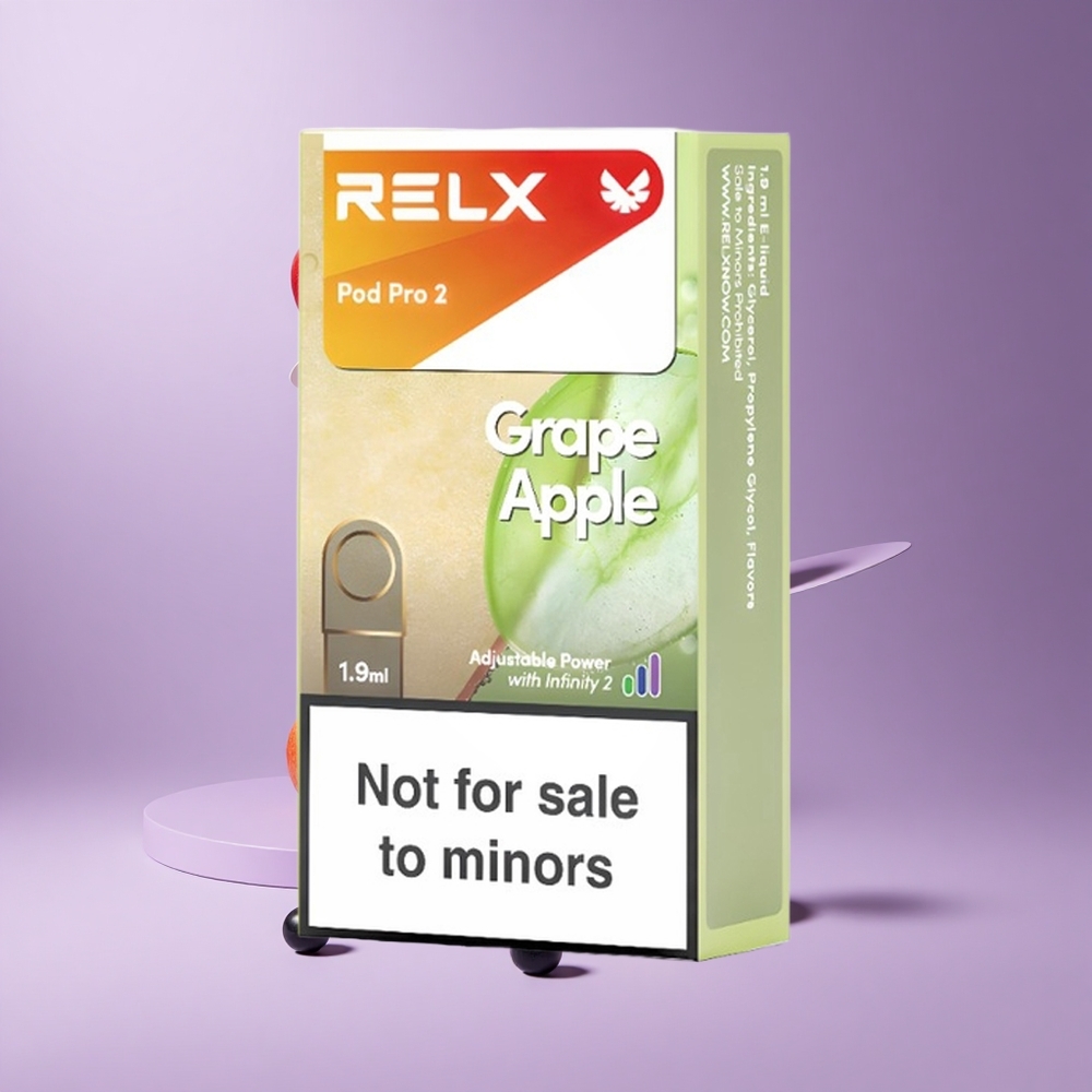 Relx Pod Pro 2 عنب تفاح سعة 1.9مل 600 نفخة