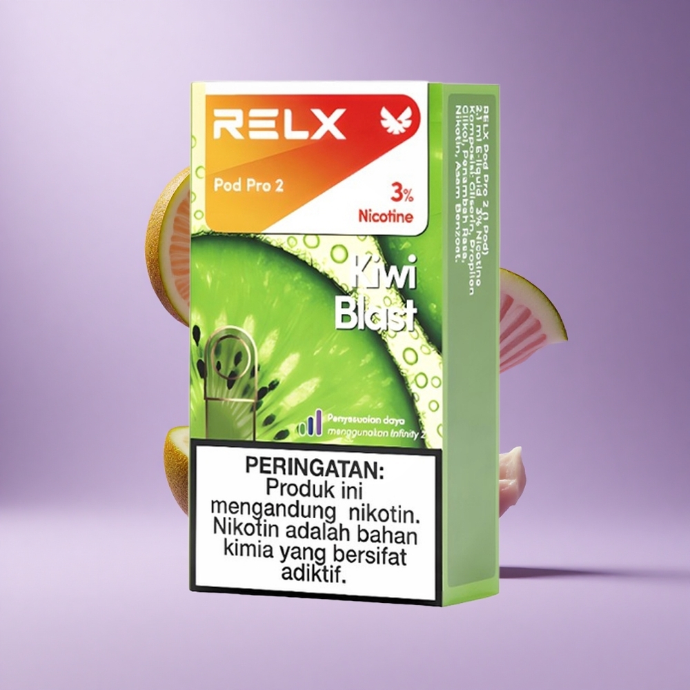 Relx Pod Pro 2 انفجار الكيوي سعة 1.9مل 600 نفخة