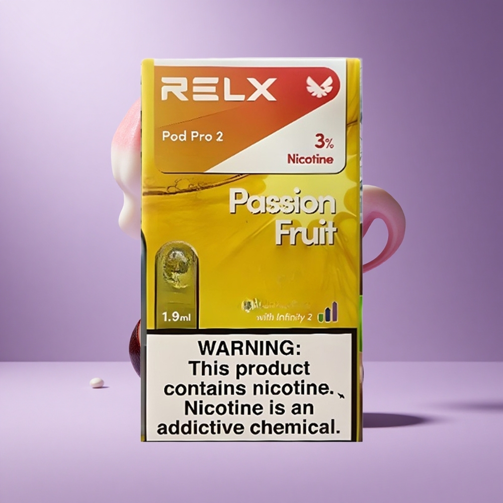 Relx Pod Pro 2 جهاز فايب فاكهة العاطفة بسعة 1.9 مل و 600 نفخة