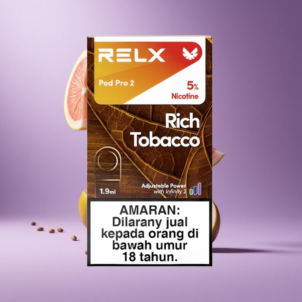 Relx Pod Pro 2 جهاز تبغ غني سعة 1.9مل 600 نفخة