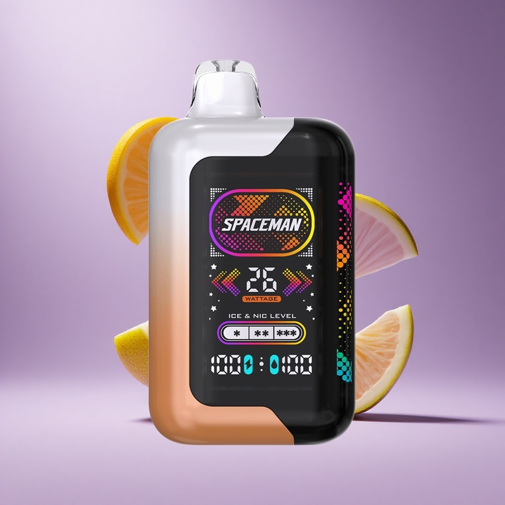 SMOK SPACEMAN SP40000 سيجارة إلكترونية مانجو حامض عسلي مع شاشة 2.28 بوصة LED