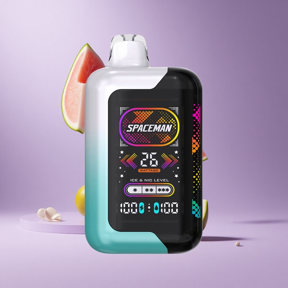 SMOK SPACEMAN SP40000 سيجارة إلكترونية ذات شاشة 2.28 بوصة وبنكهة النعناع المنعش