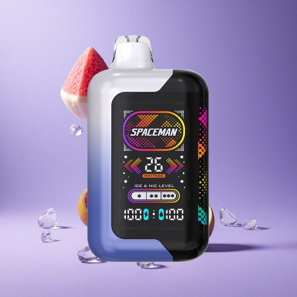 SMOK SPACEMAN SP40000 تبغ إلكتروني 40000 نفخة توت أزرق مثلج بشاشة 2.28 بوصة