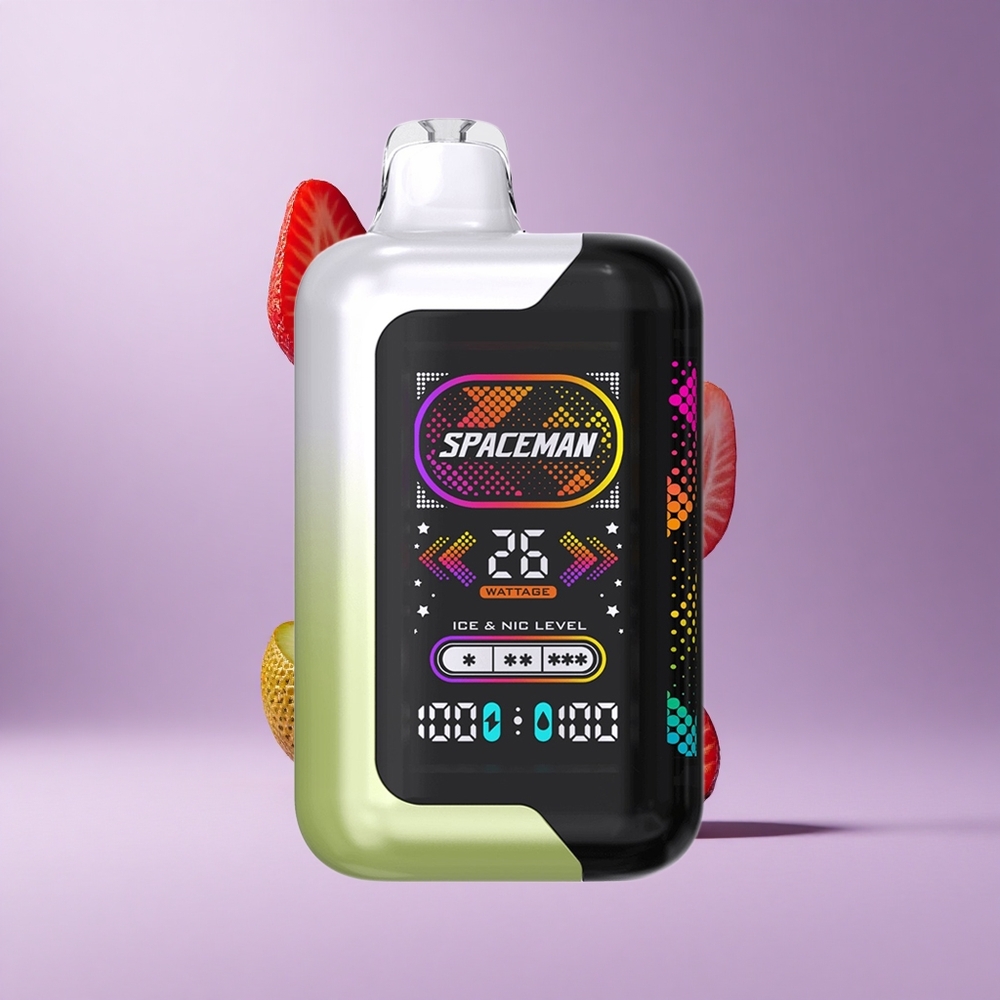 SMOK SPACEMAN SP40000 فاب فراولة كيوي بشاشة LED 2.28 بوصة وسعة سائل 20 مل