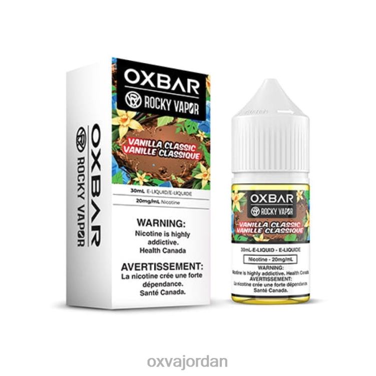 OXVA E Cig - الفانيليا الكلاسيكية 6XVFT50 OXVA OXBAR 30 مل ملح نيكوتين